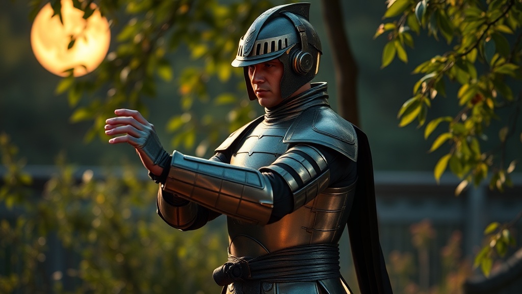 AI Male Warrior, Design