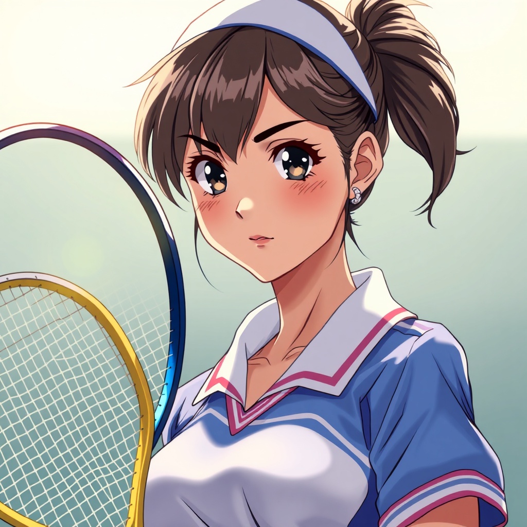 Woman Sports Uniform Artwork