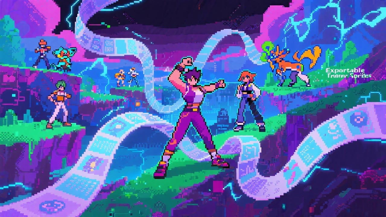 Exportable Trainer Sprites - Feature illustration