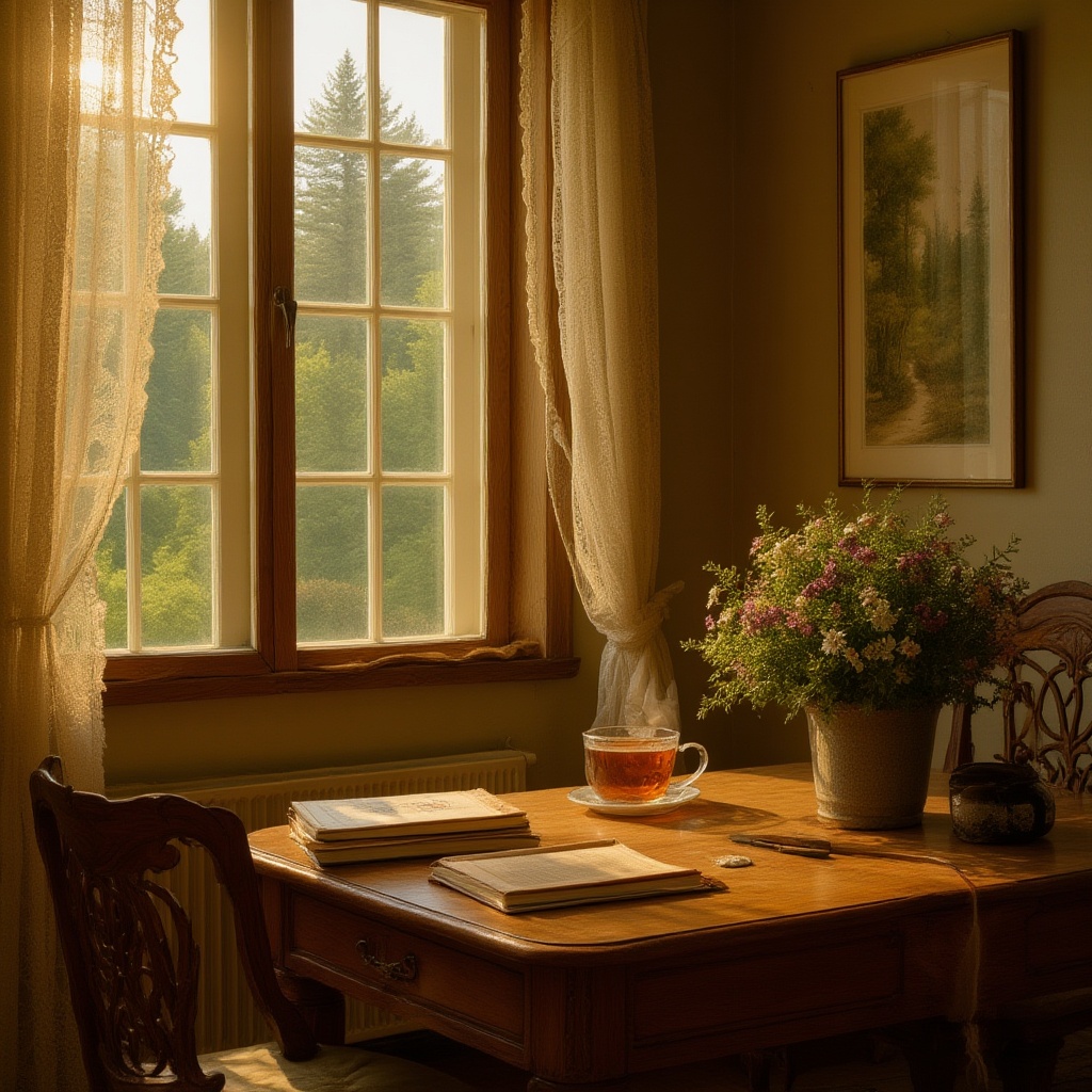 Generated Wooden Table