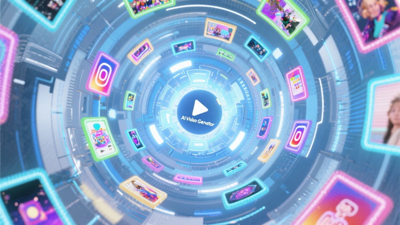 Instant Social Media Content Creation - Feature illustration