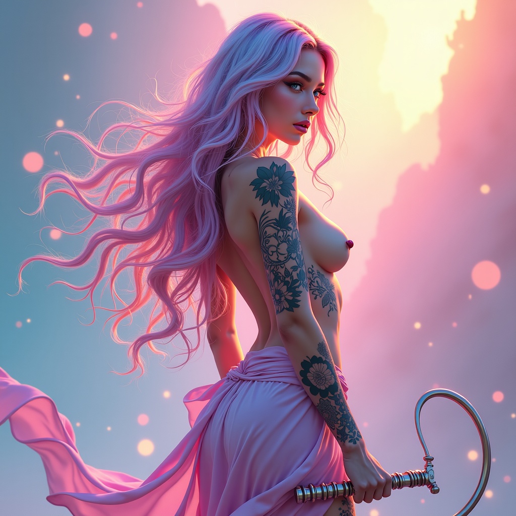 Digital Painting Neofuturistic Artwork