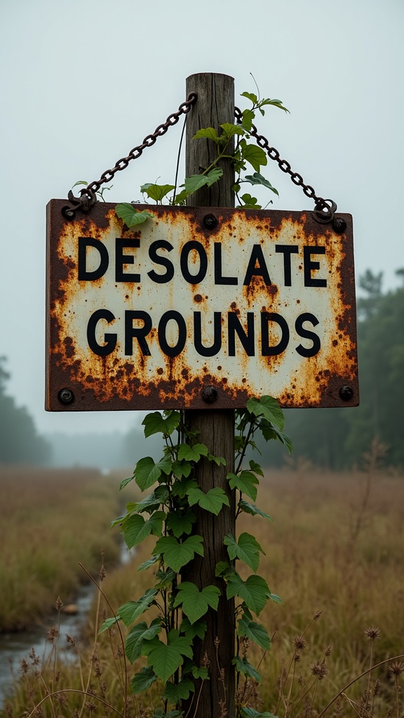 Bullet-riddled Metal Sign Art