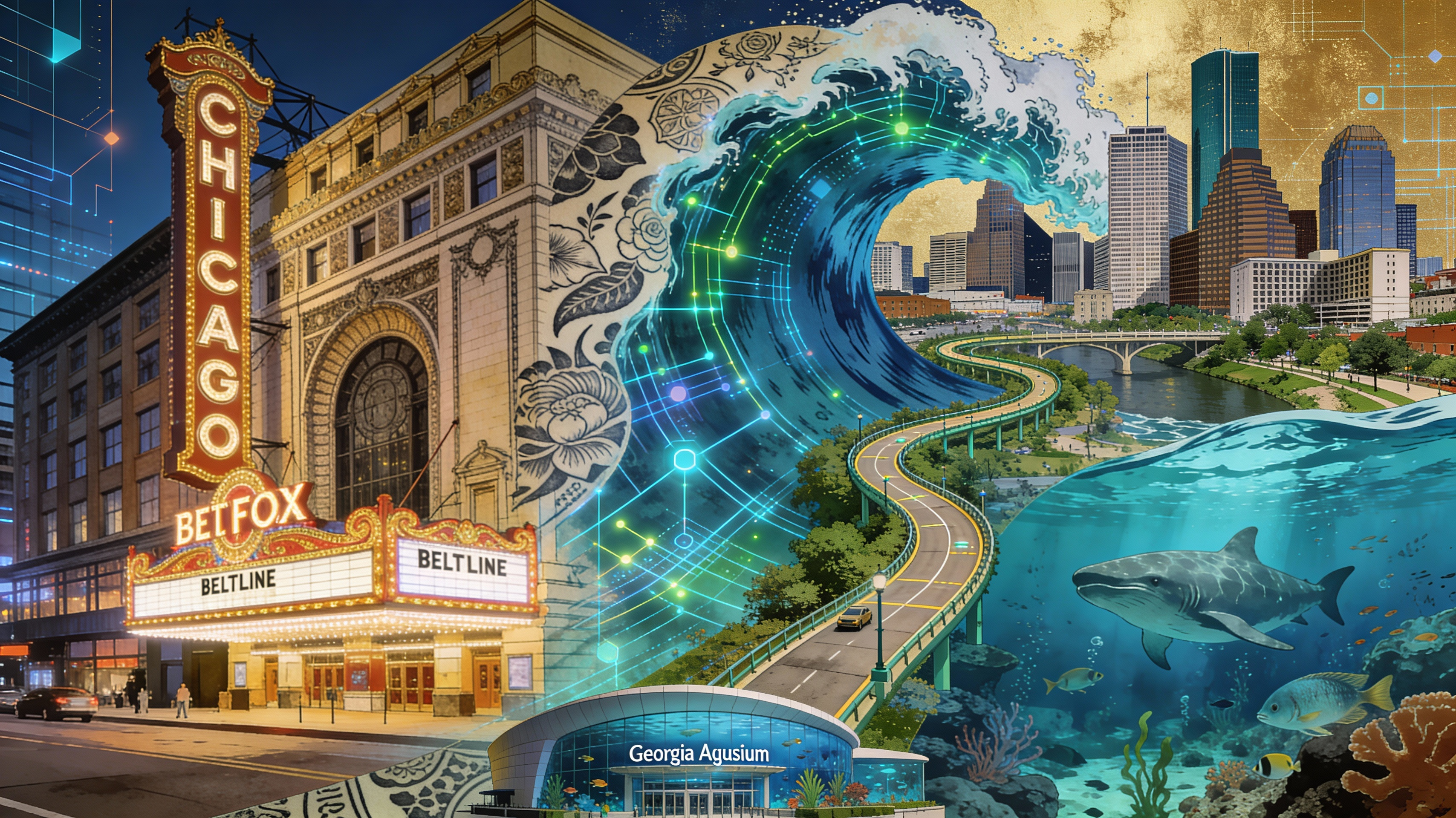 Incorporate Atlanta's Unique Landmarks & Culture - Feature illustration