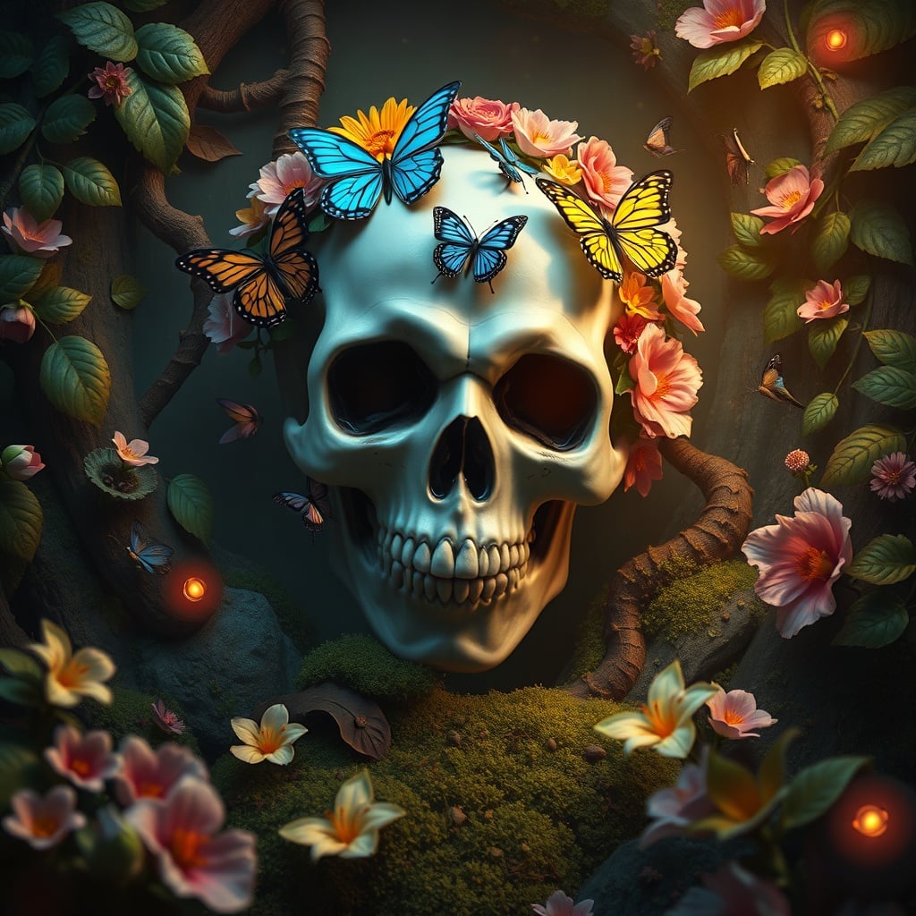 Digital Painting Adorned Artwork