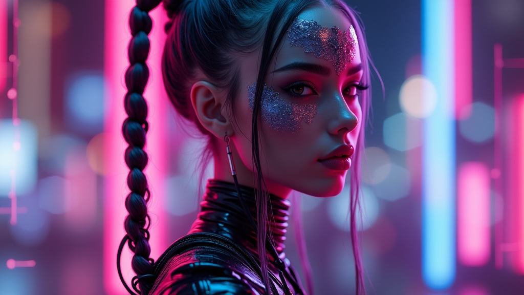 Digital Rendering Braided Art