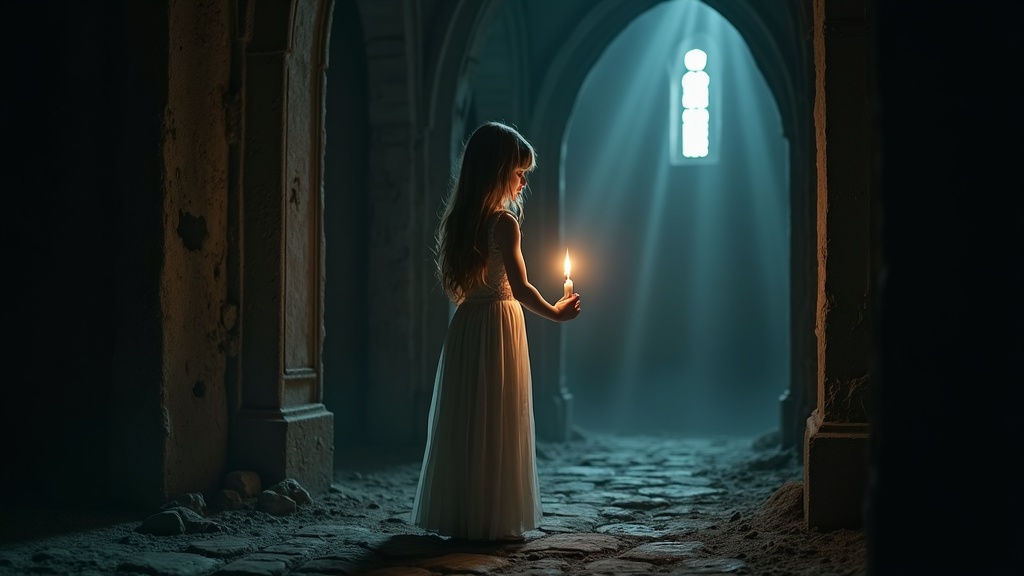 AI Girl Tattered Design