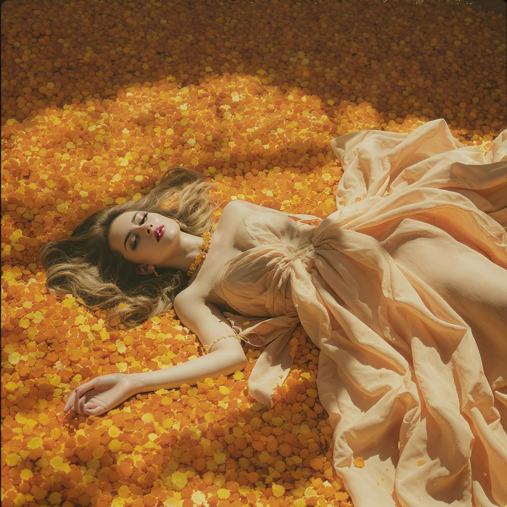 Fashion Model Wearing Artwork