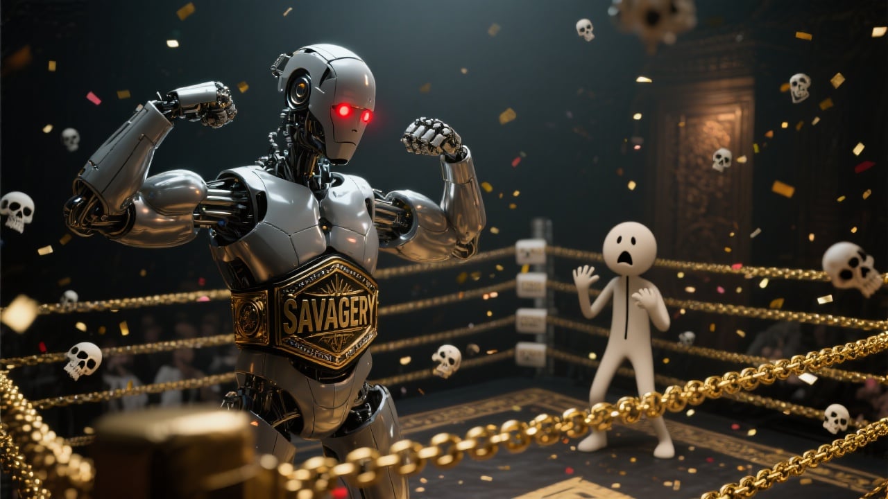 AI-Powered Savagery - Feature illustration