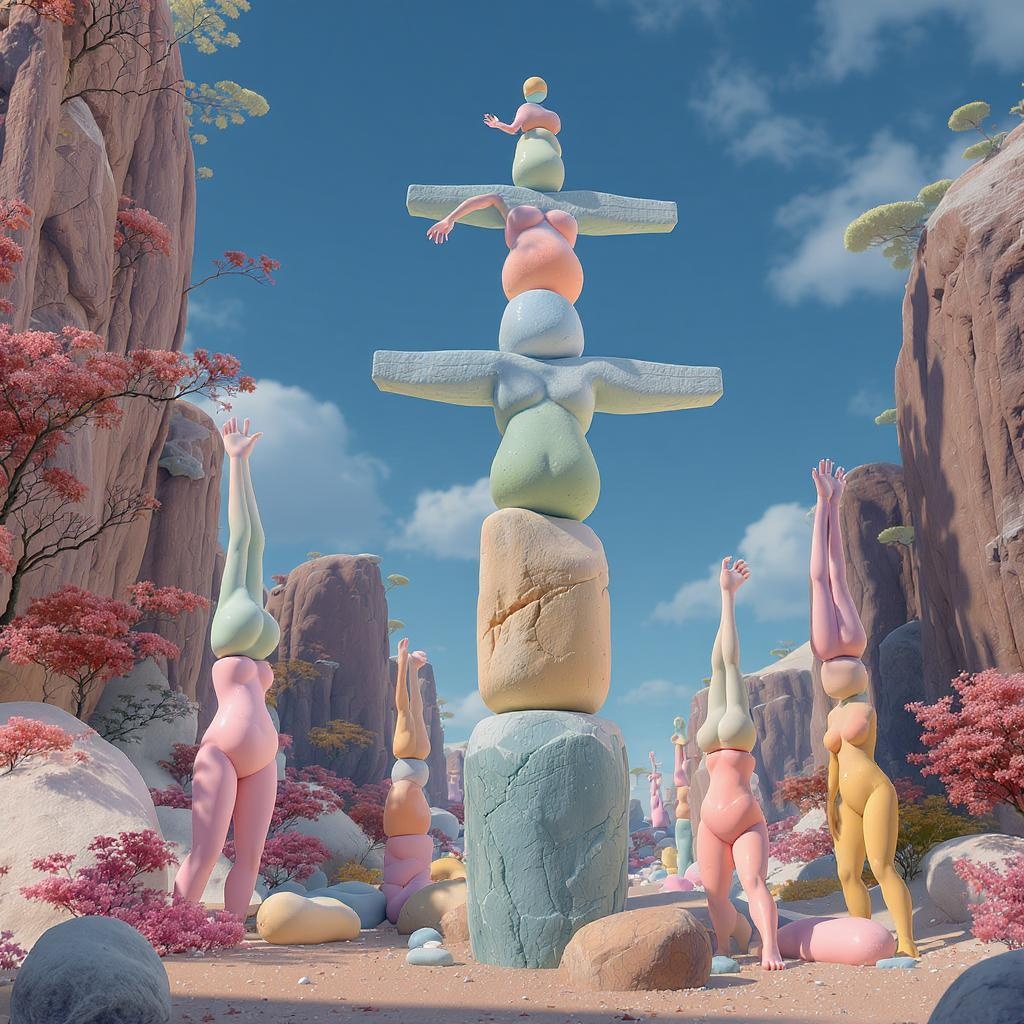 Pixar-inspired, Pastel Colors, Art