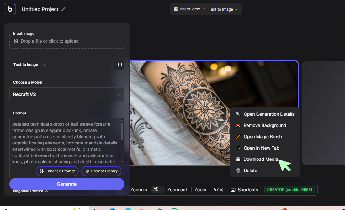 Step 3: Regenerate for Style Variations