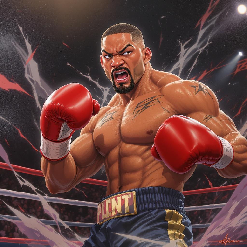 Detailed Painting Chin, Art