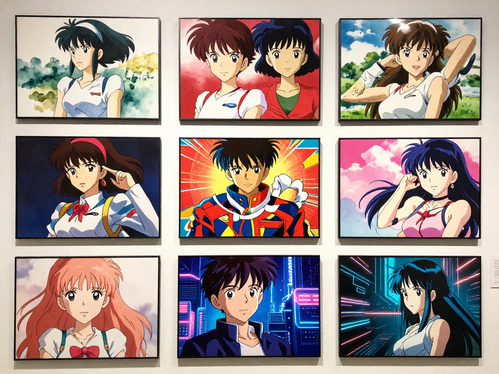 50+ Anime Art Styles - Feature illustration