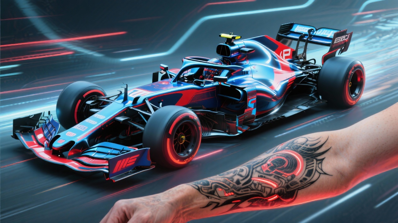 Hyper-Realistic Motorsport Detail - Feature illustration