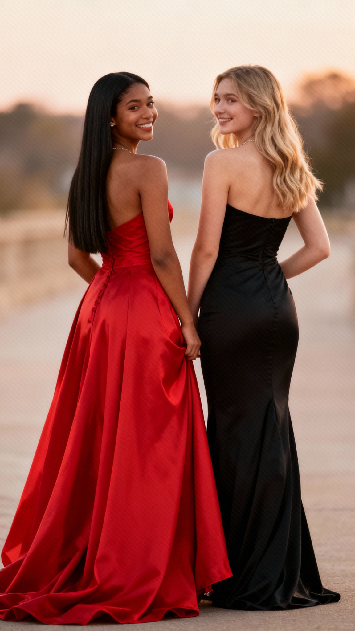 Biracial Girl In Shower Long Straight Hair