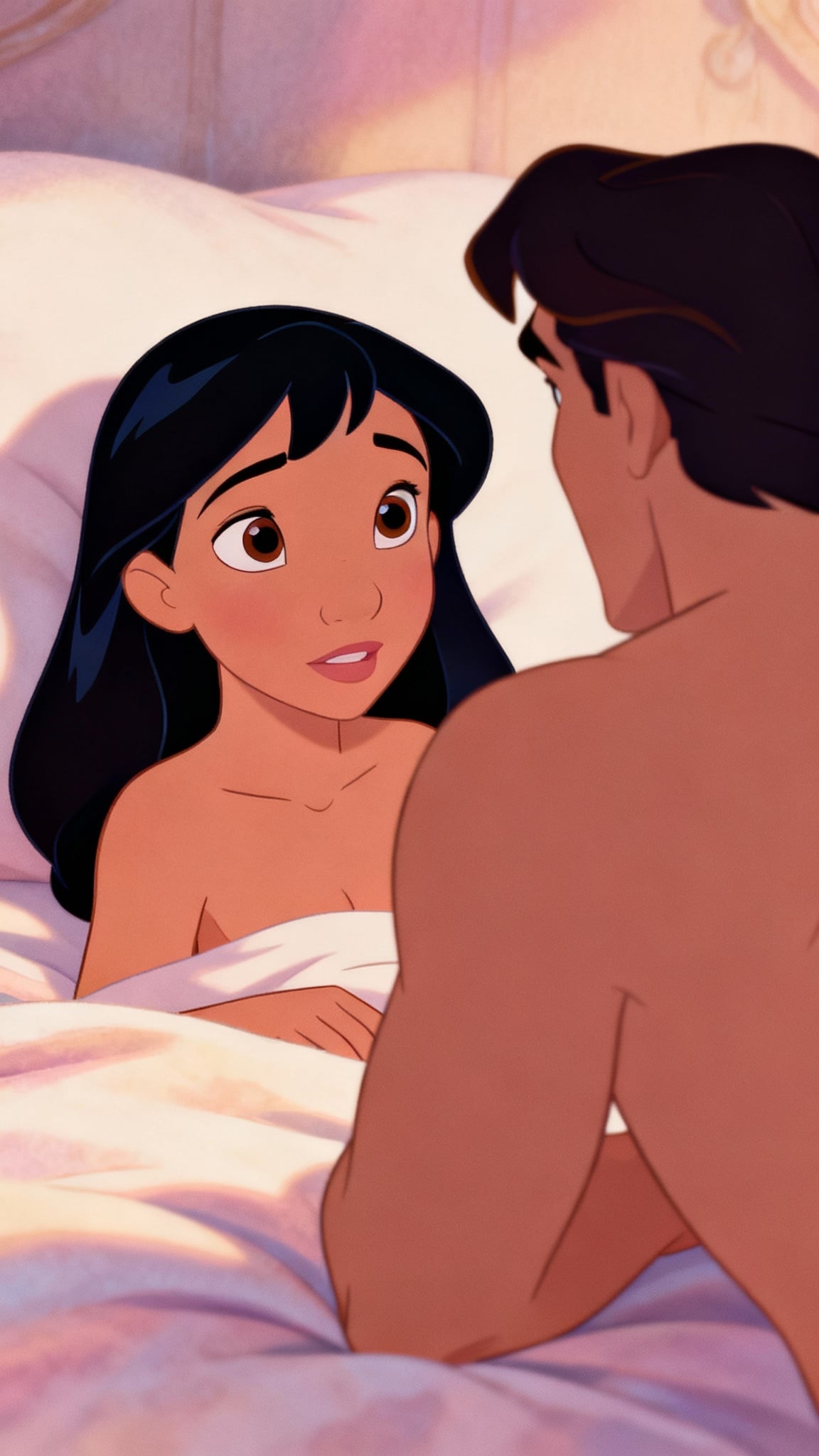 Naturist Ruth Righi Gazing At Naturist Ava Kolker On Beach