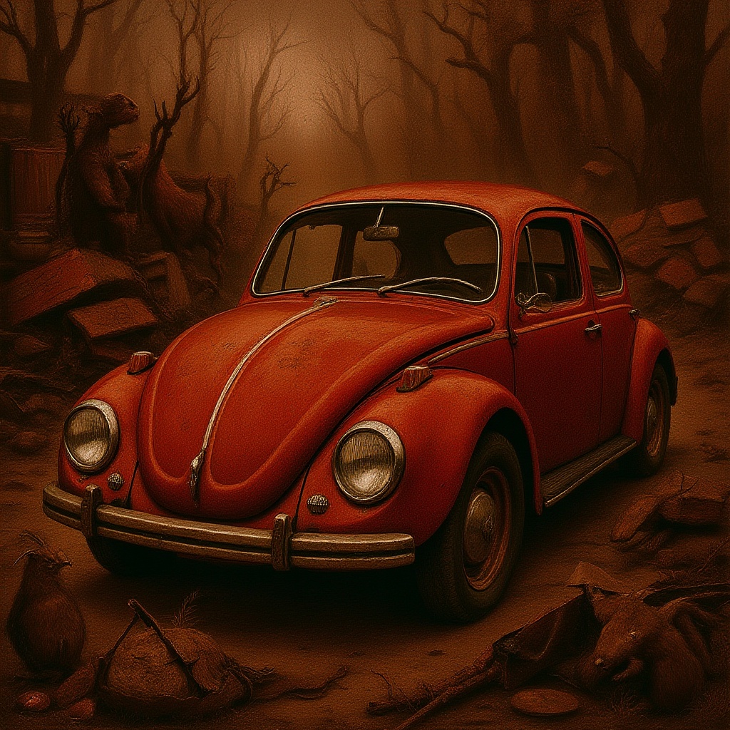 Vintage Beetle Poster Art