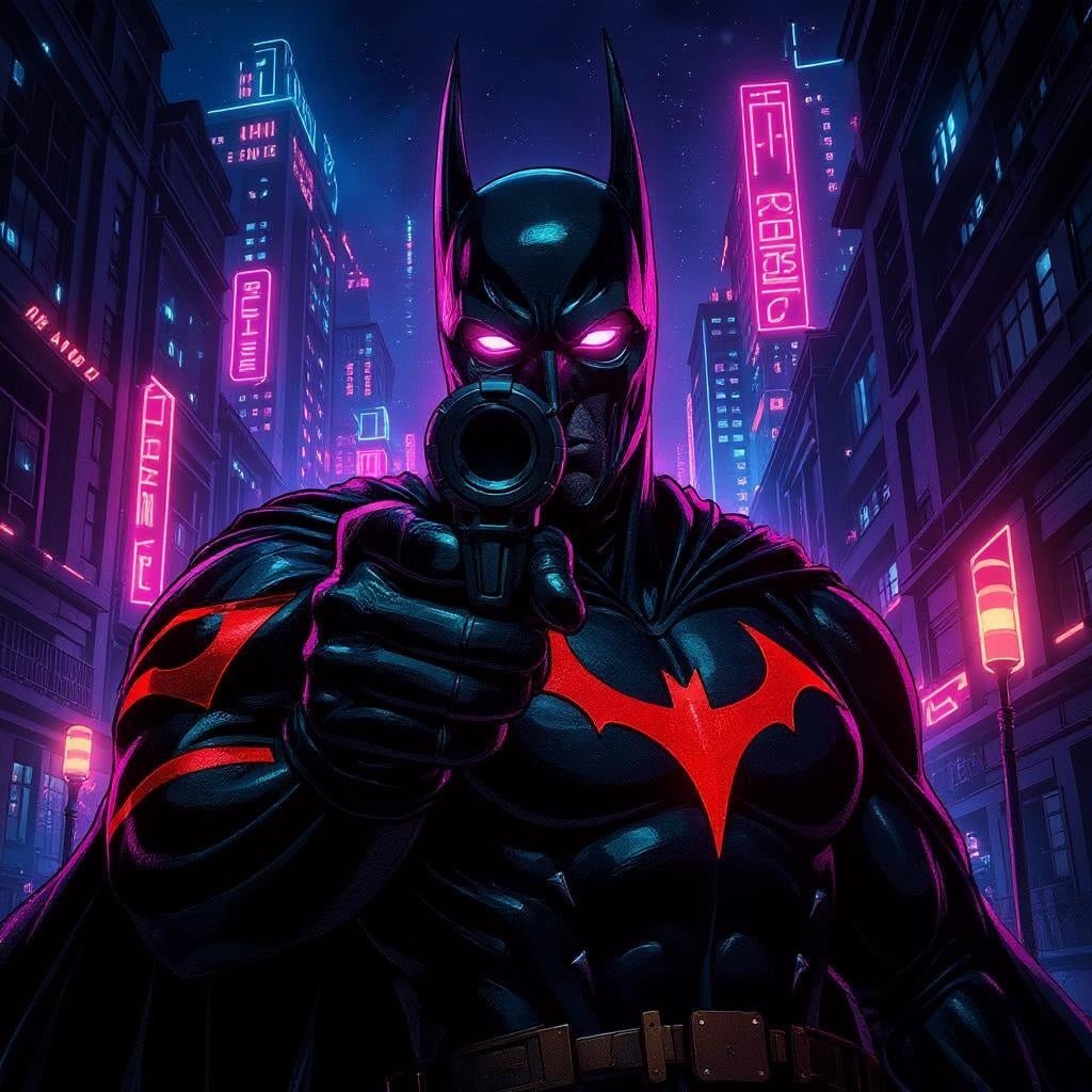 Batman transformation to cyberpunk