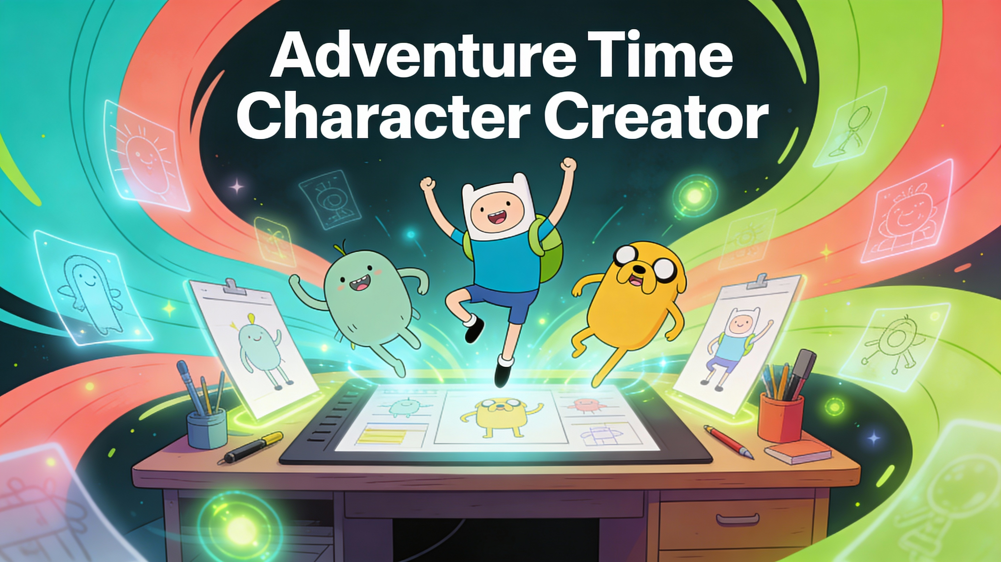 Export-Ready Character Sheets - Feature illustration