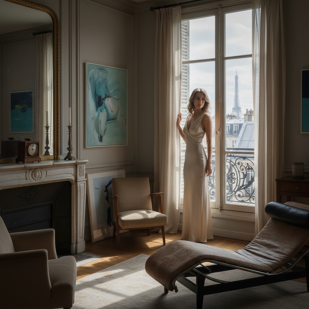 Dans Un Appartement Parisien Baign De Lumi Re Douce Une