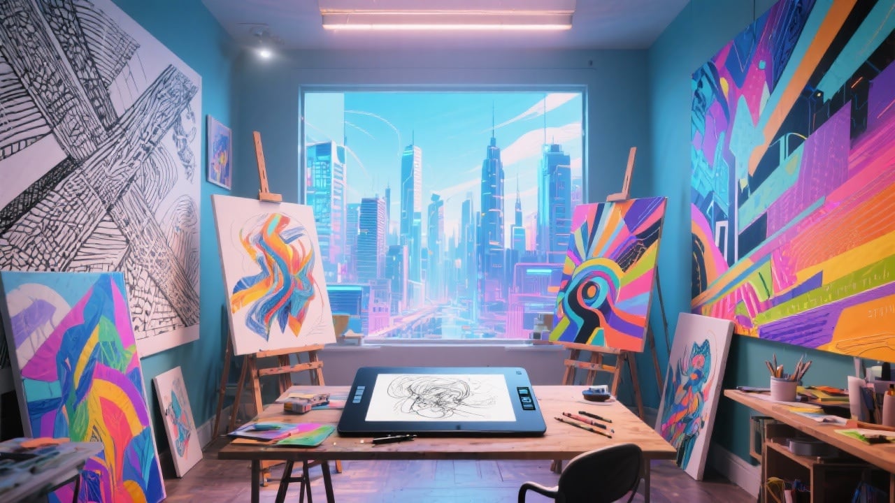 Explore Diverse Artistic Styles - Feature illustration