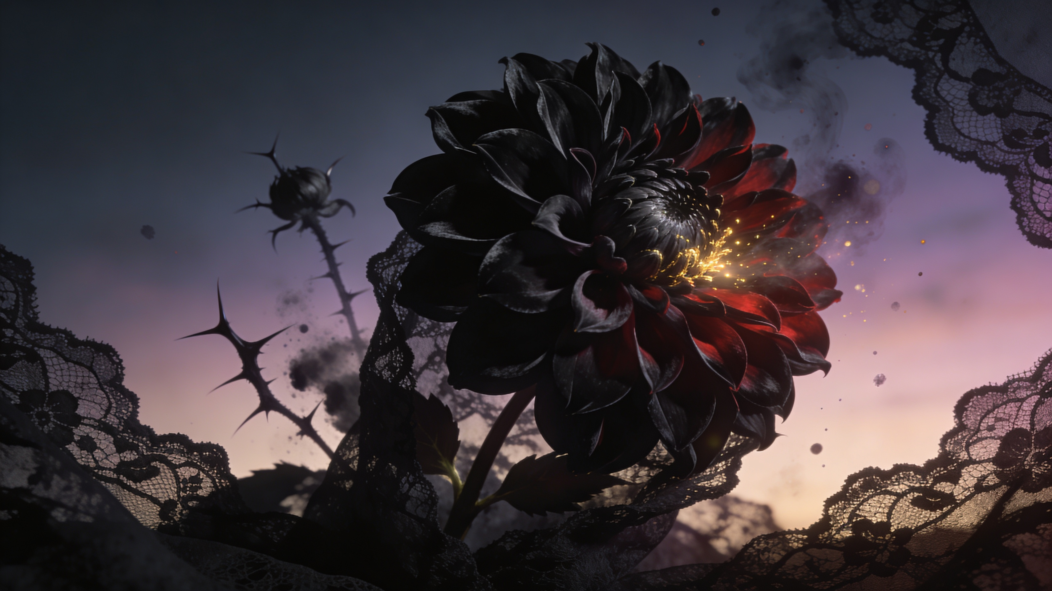 Black Dahlia Tattoo Meaning Guide & Design Generator preview