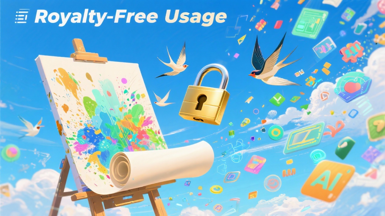 Royalty-Free Usage - Feature illustration
