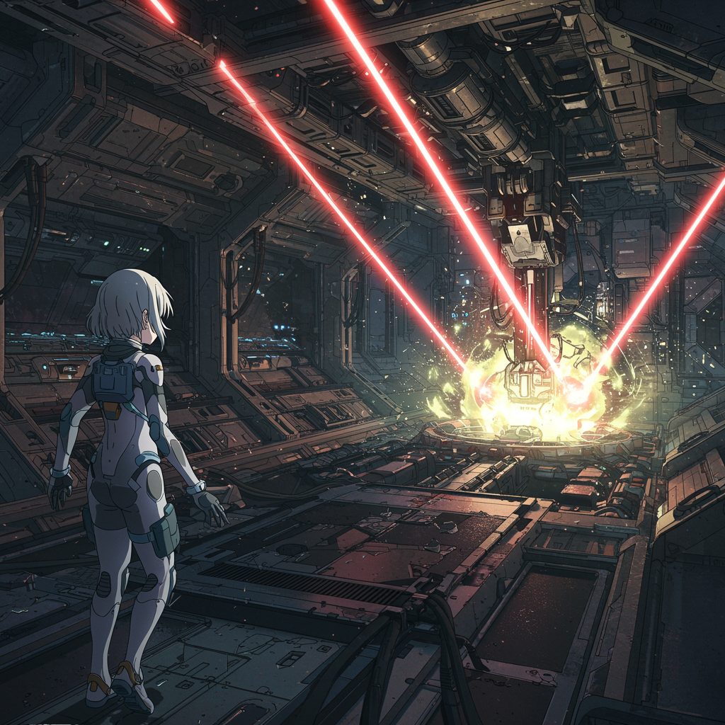 AI Woman Spacesuit Design