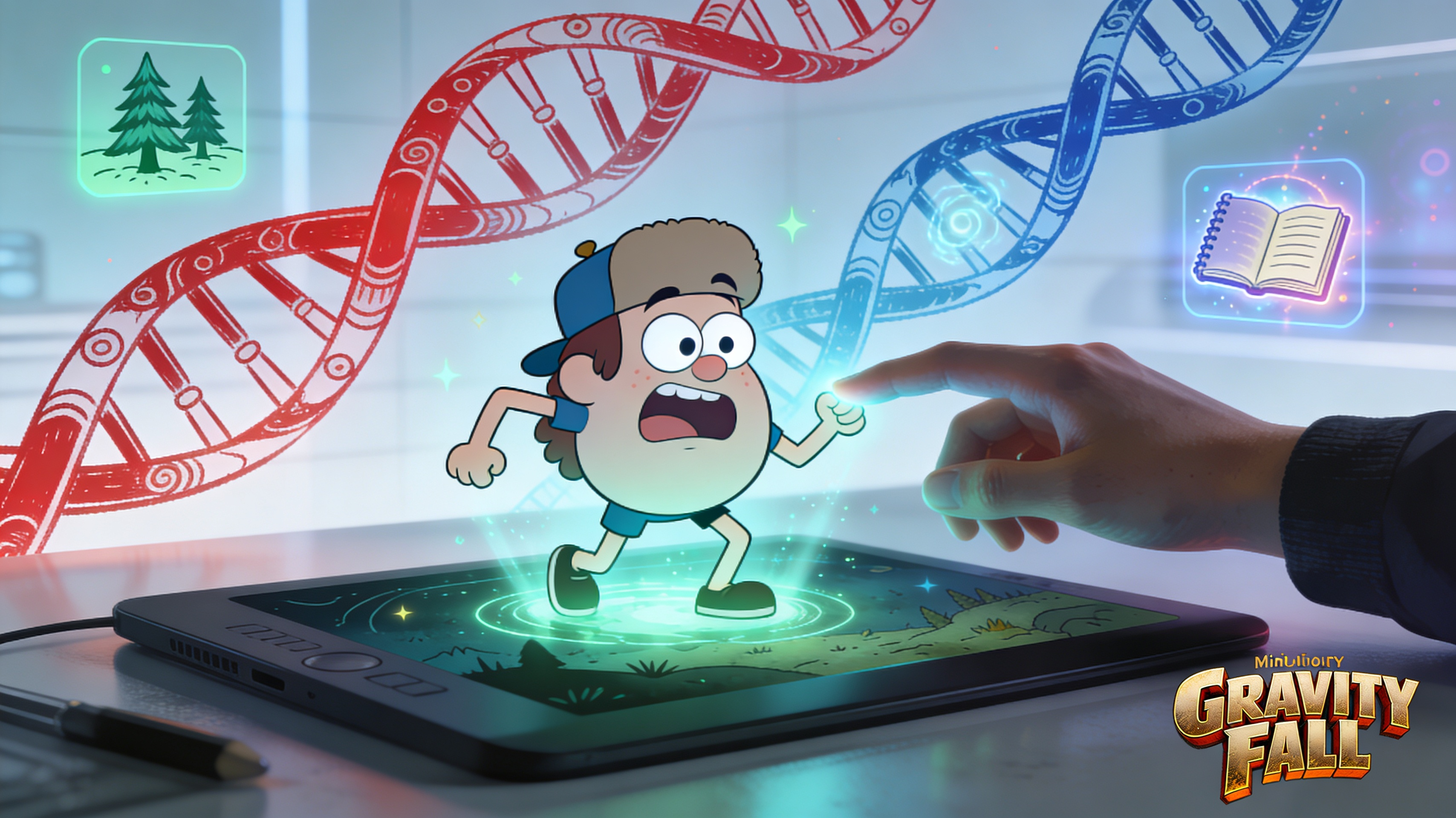 Alex Hirsch's Signature Art Style DNA - Feature illustration