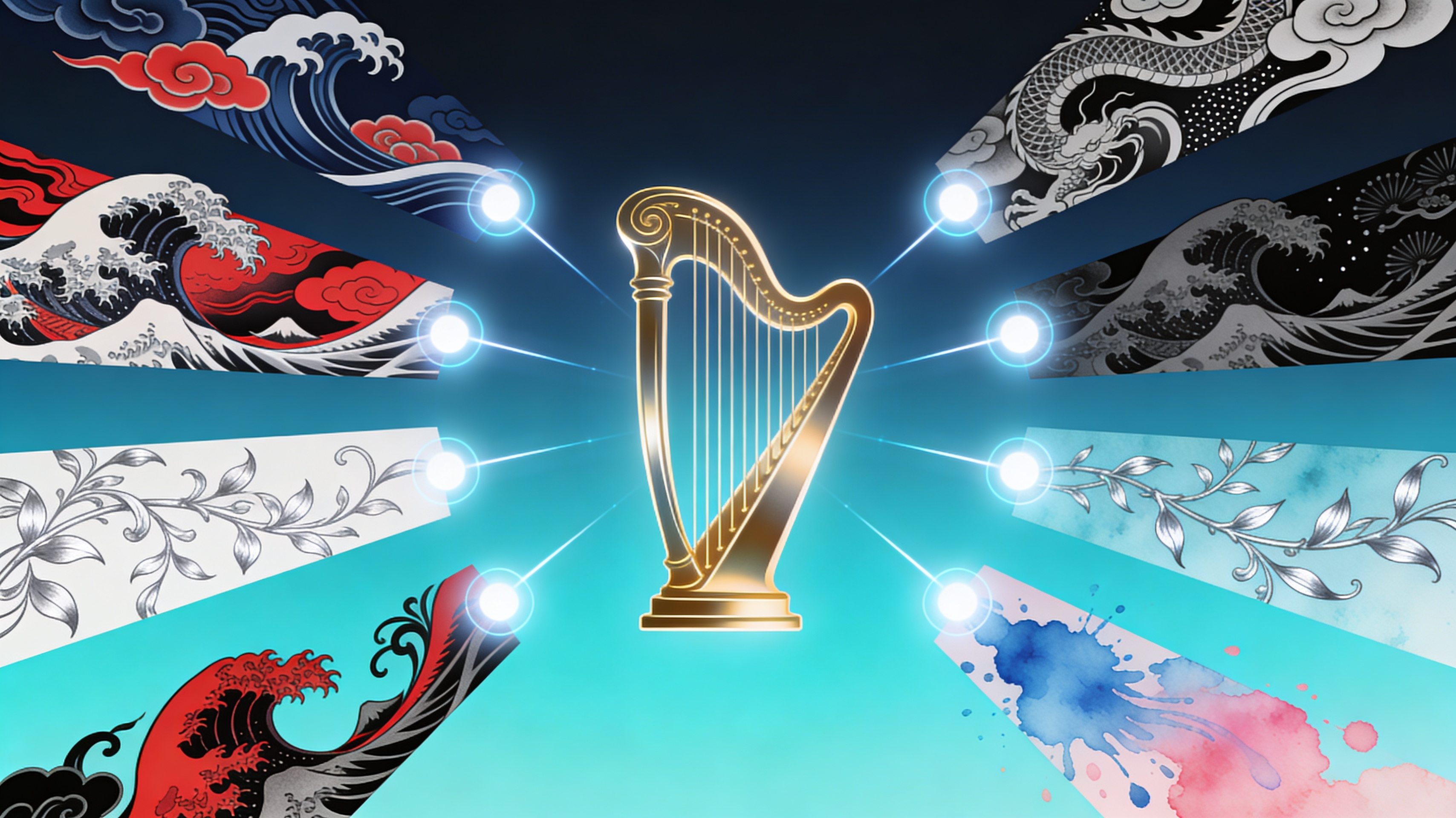 Multi-Style Artistic Rendering Engine - Feature illustration