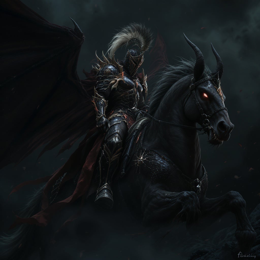 Famine Encased Battle Art