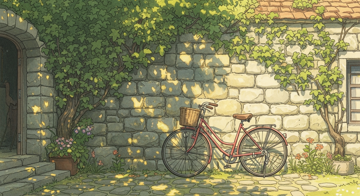True Ghibli textures from text alone - Feature illustration