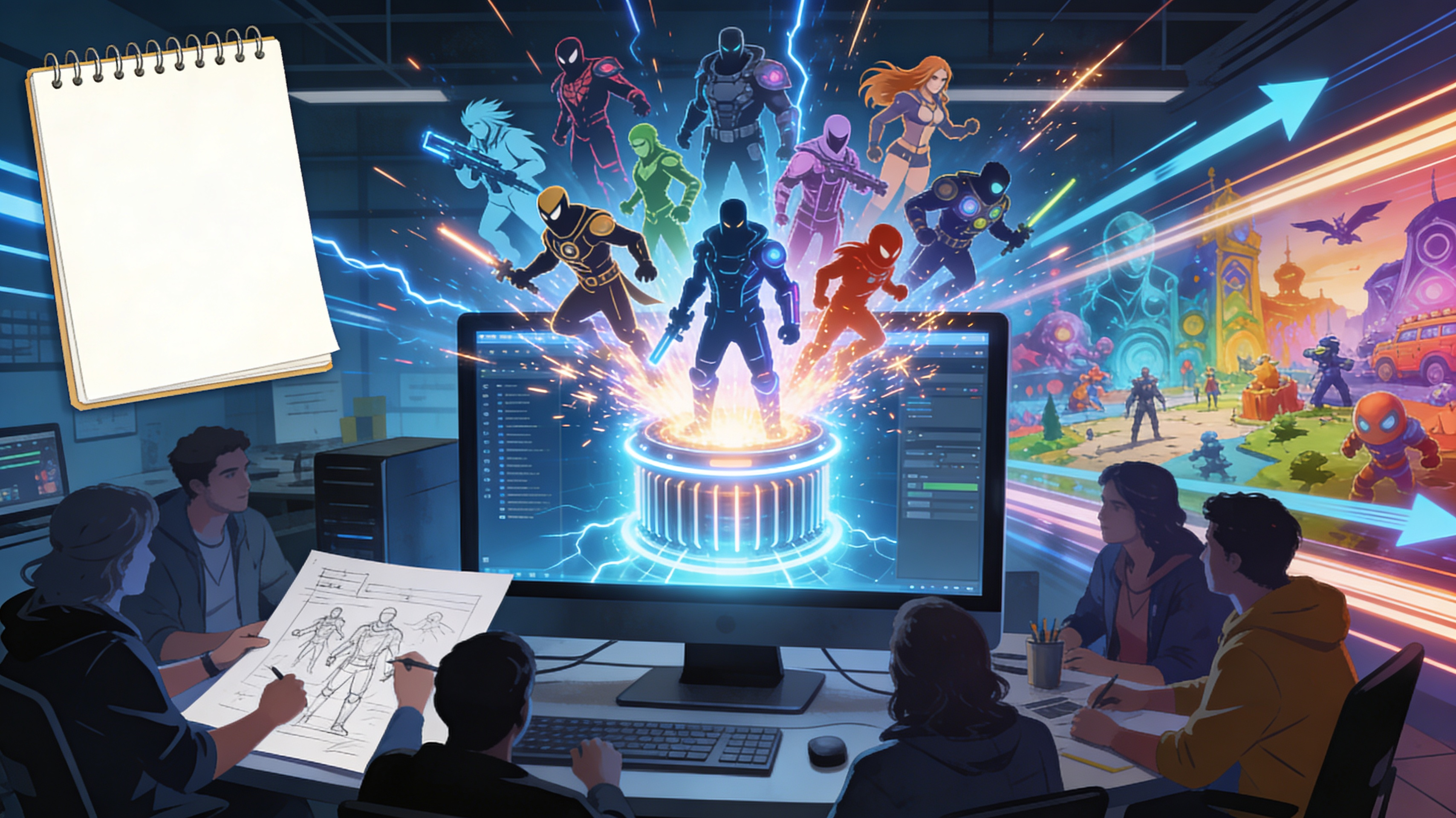 Rapid Prototyping for Game Development - Feature illustration