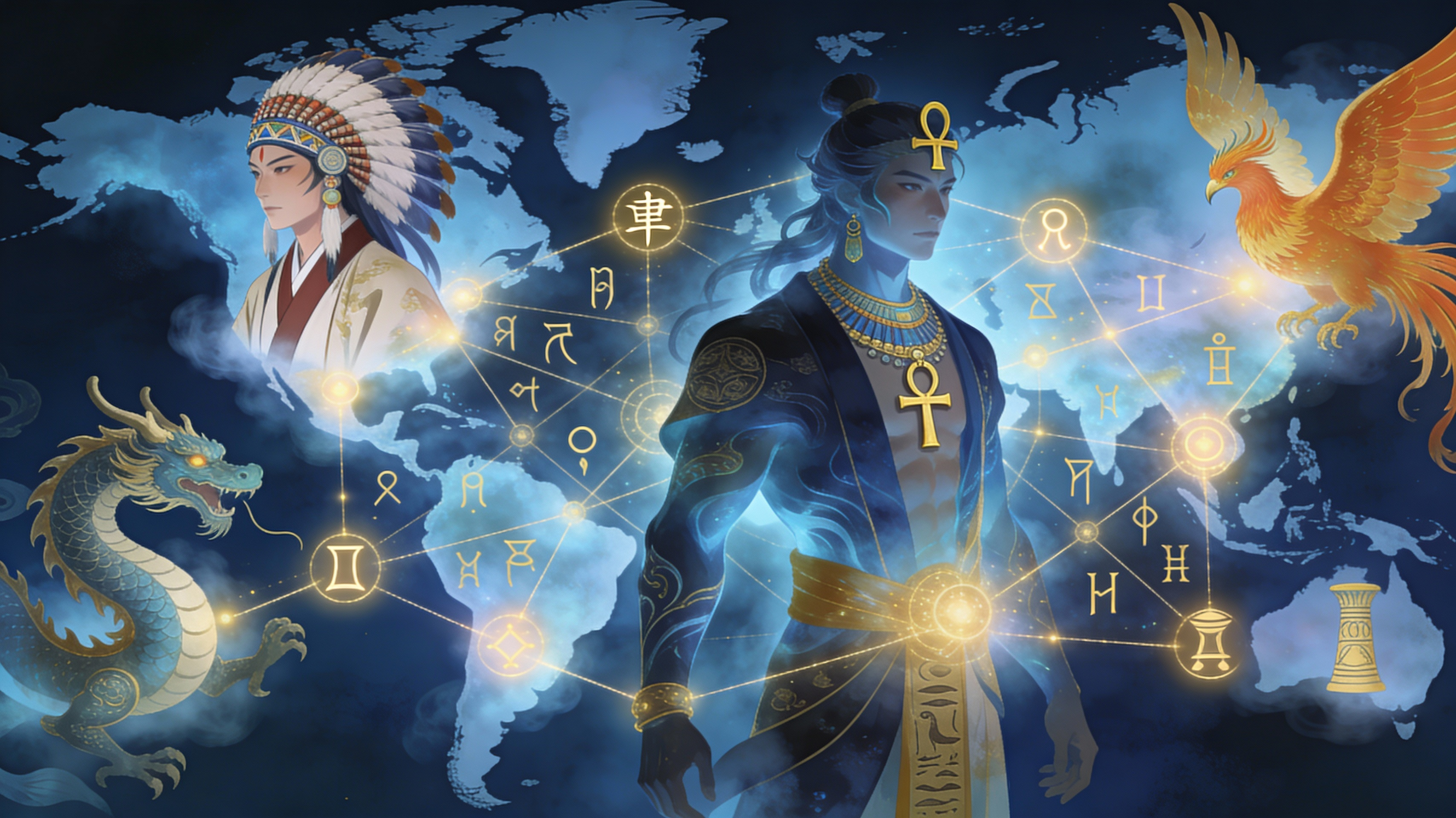 Mythological Database Integration - Feature illustration