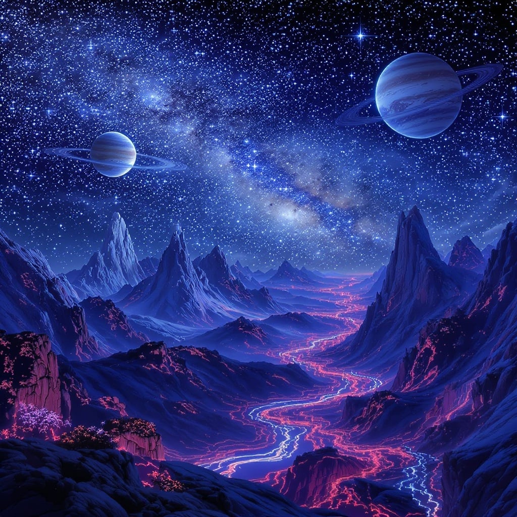 Cosmic Vista Where Artwork