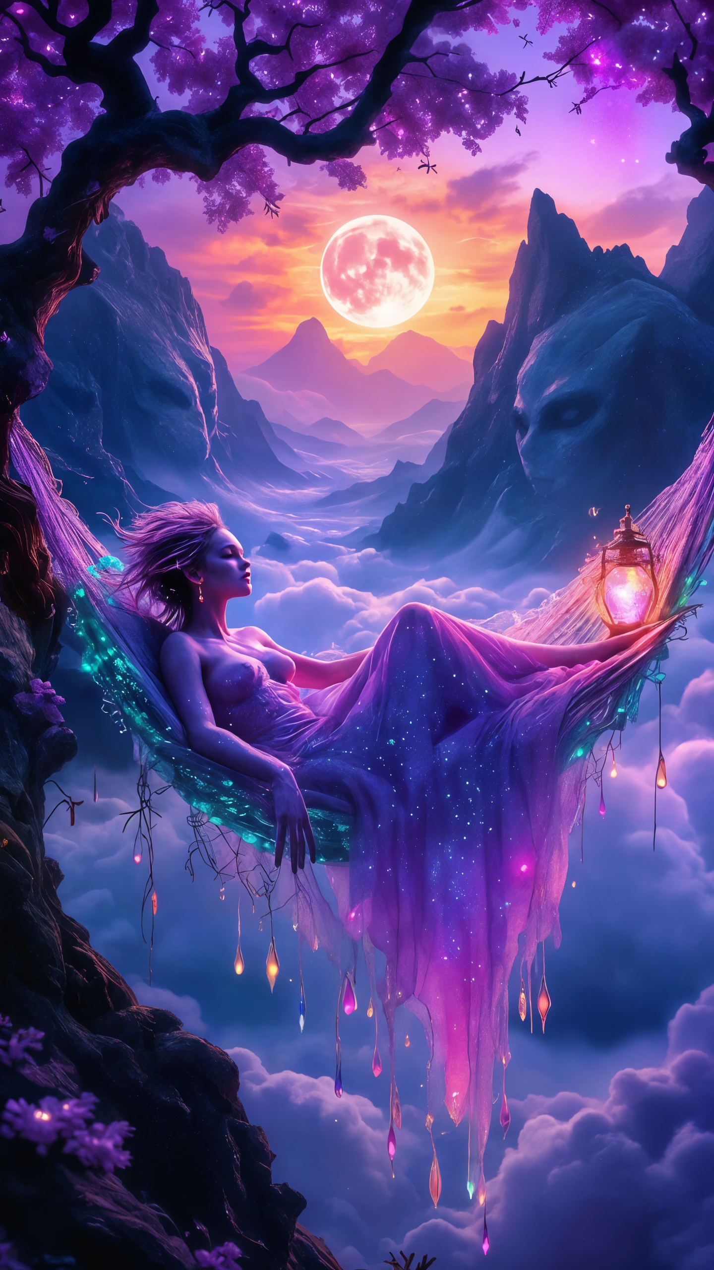 A Woman With Luminous Skin The Color Of Crushed Amethysts