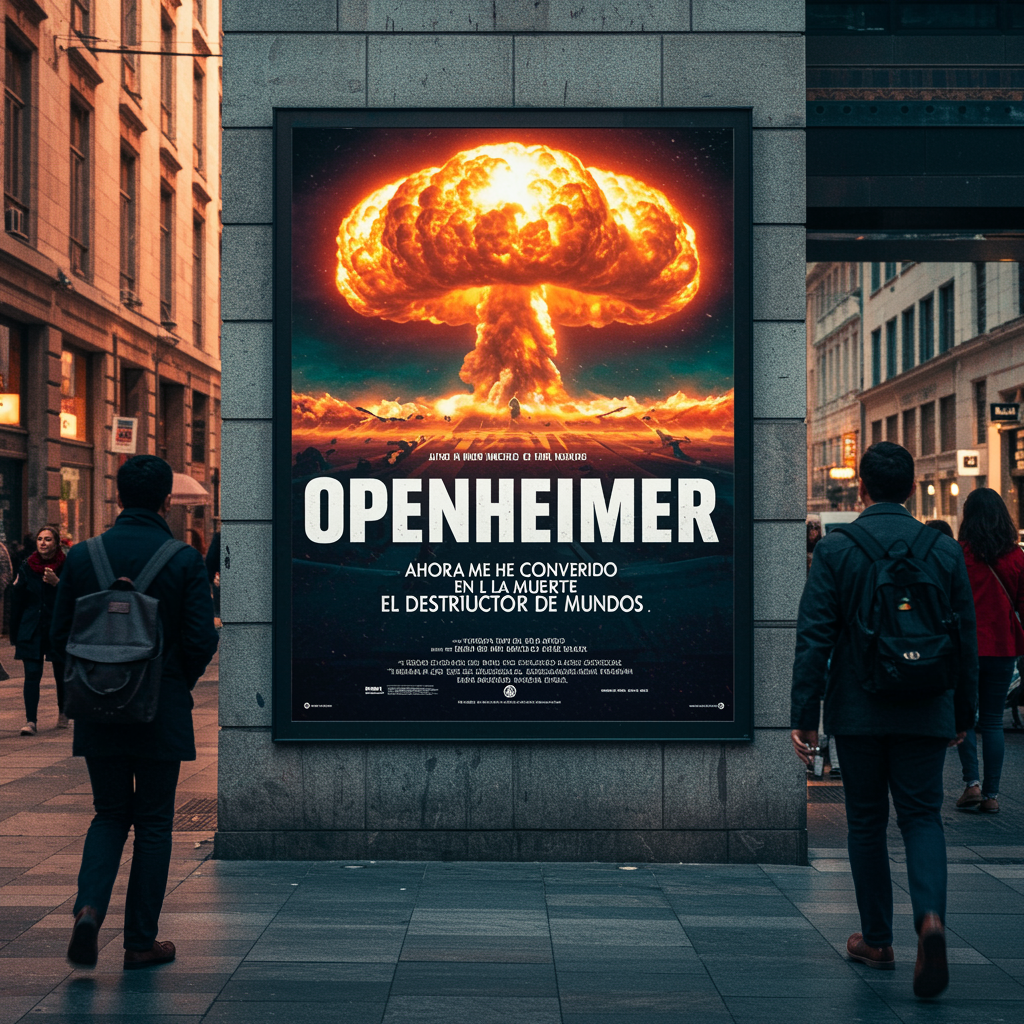 Movie Poster Nuclear Art