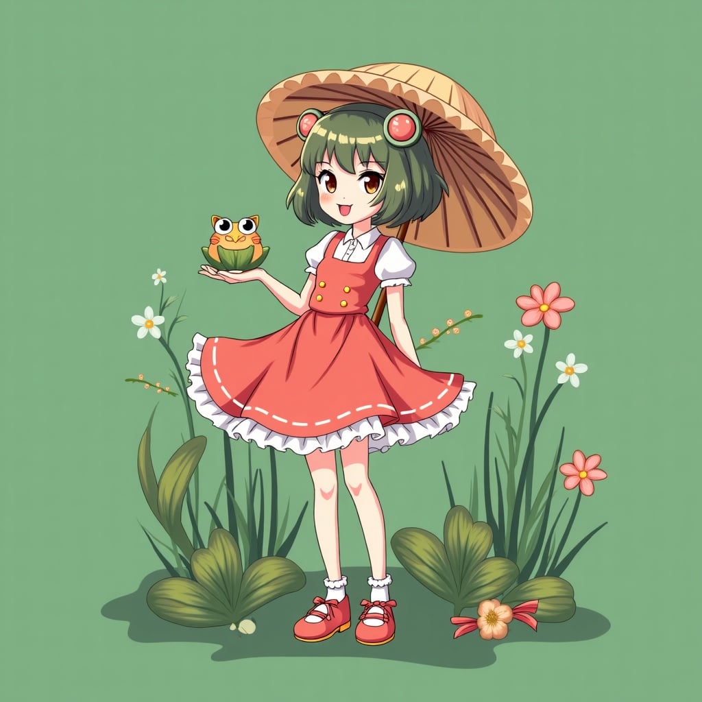 Anime Girl Frog Princess