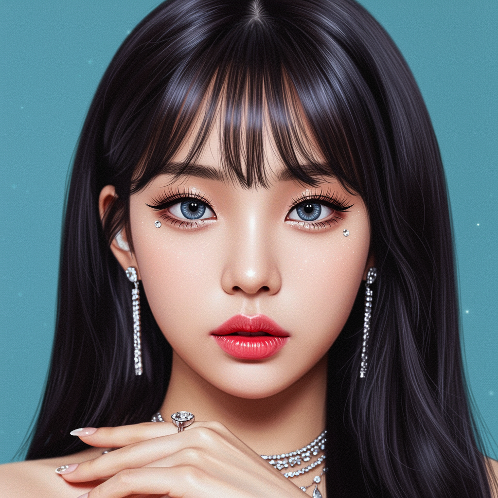 Stunning Korean Woman, Artwork