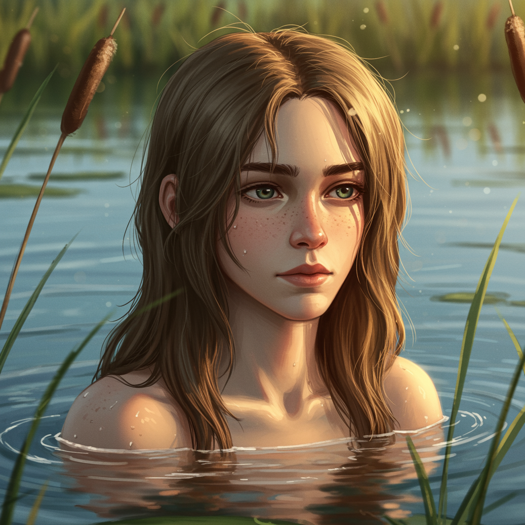 Close-up Portrait Teenager Art