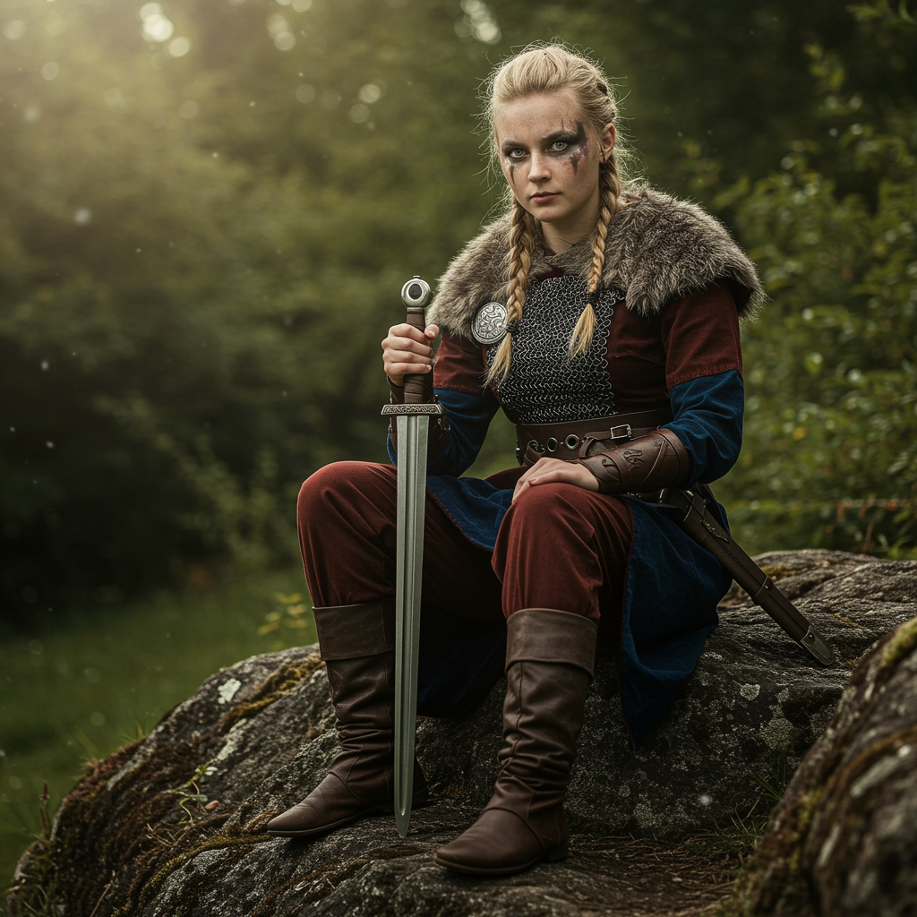 AI Viking Woman, Design