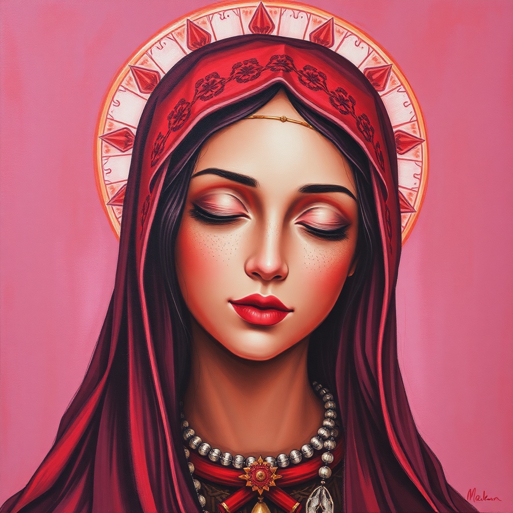 AI Mary Painting, Design