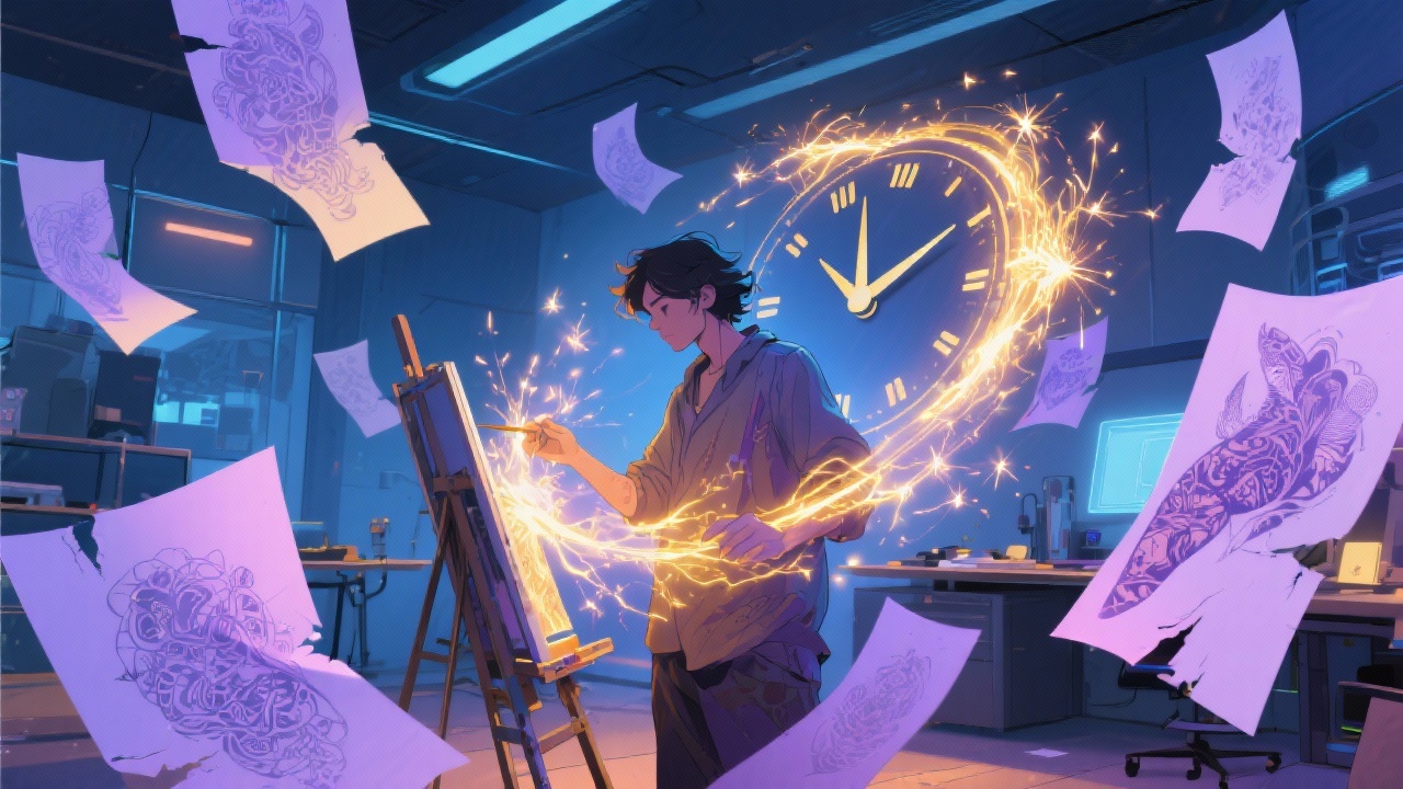 Save Time and Inspiration - Feature illustration