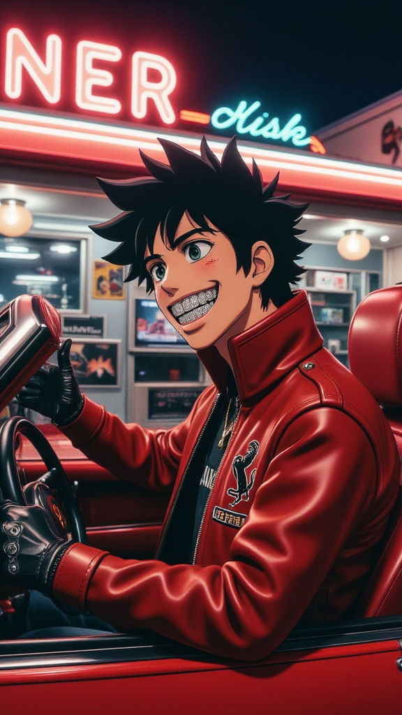 Hes Wearing Gr Llz In His Mouth With A Large