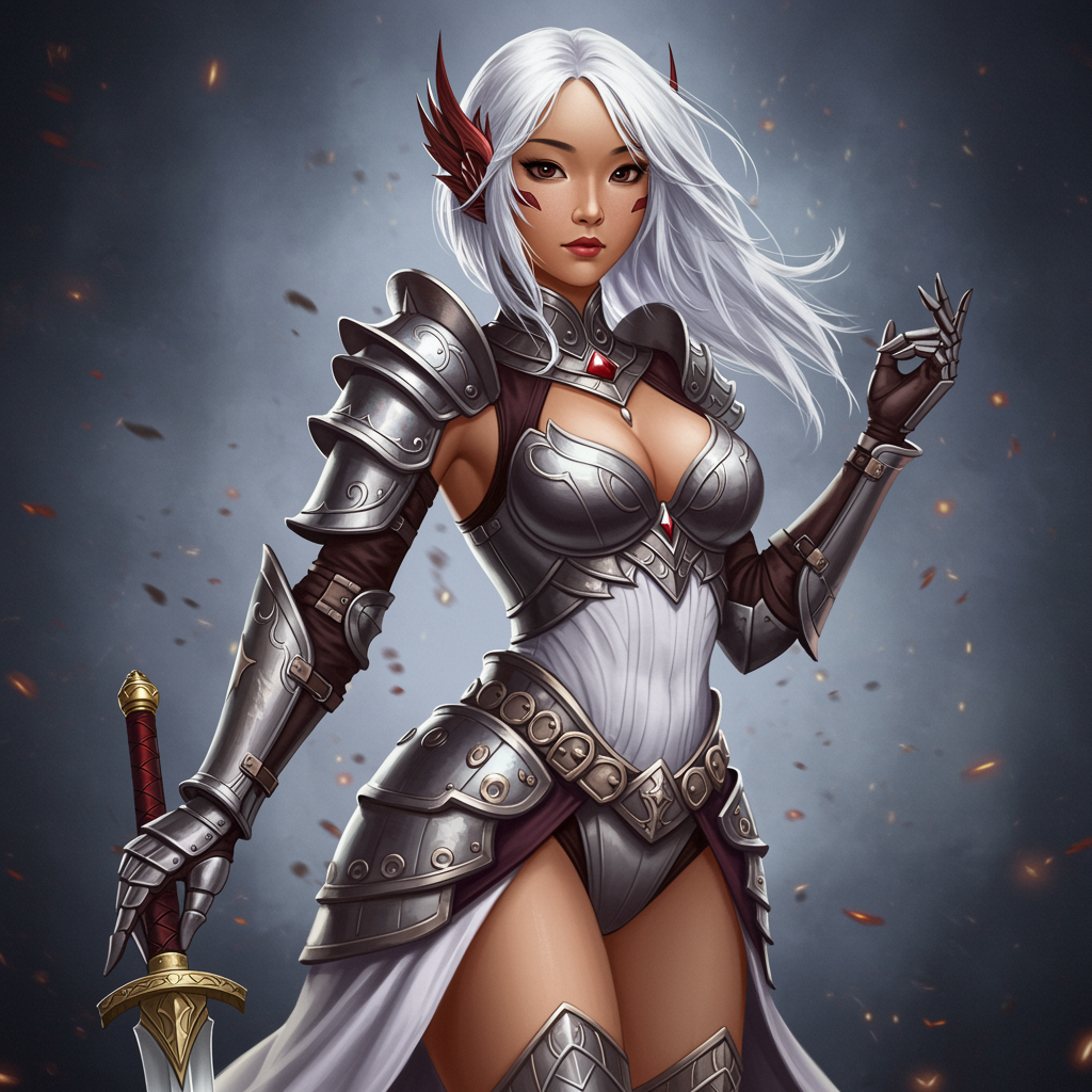 Poster Asian Girl Art