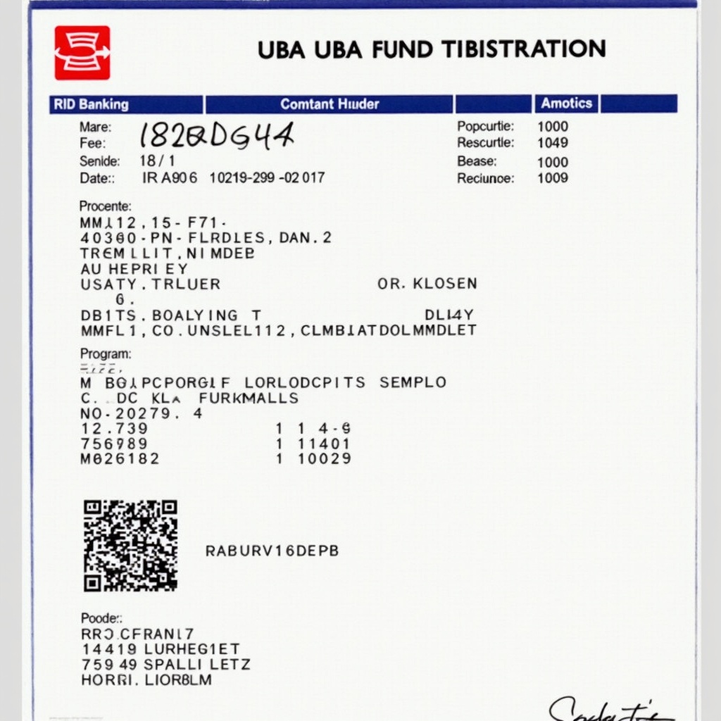 I Want A Uba Bank Fund Transfer Receipt With Transfer
