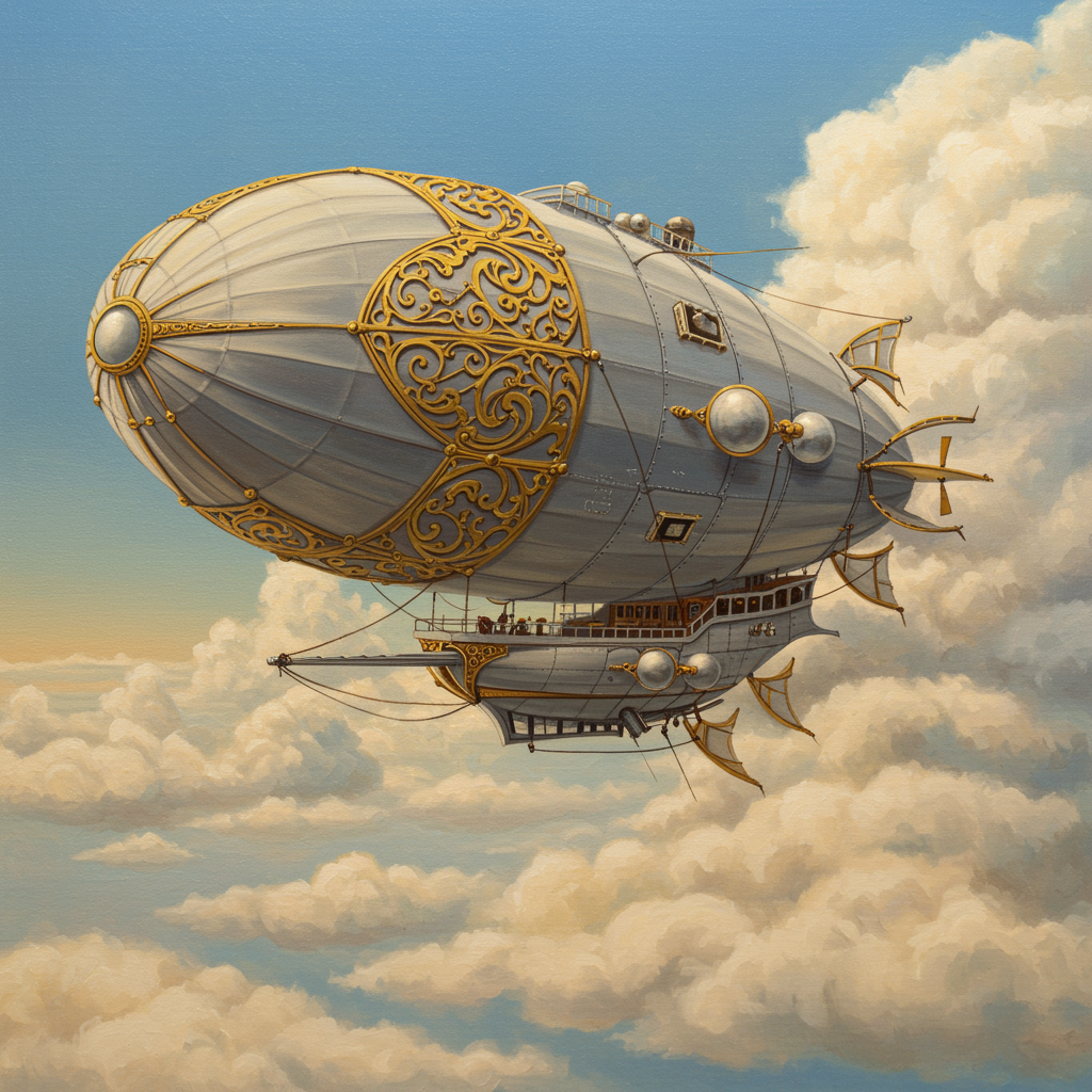 Oil Painting Depicts Art