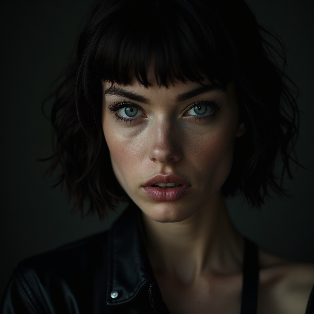 Portrait Woman Bob Art