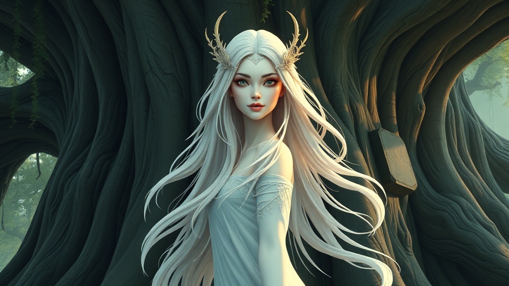 AI Forest Deity Design