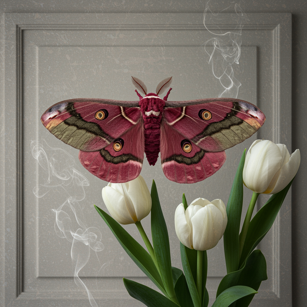 Generated Polyphemus Moth